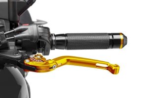 Clutch lever without adapter PUIG 260OO foldable gold/gold