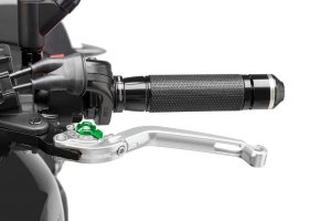 Clutch lever without adapter PUIG 260PV foldable silver/green