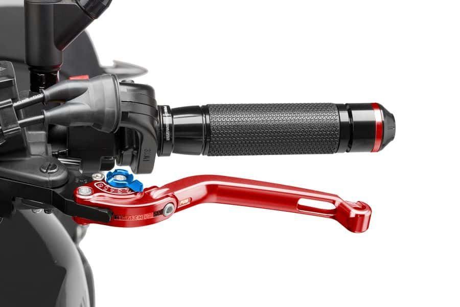 Clutch lever without adapter PUIG 260RA foldable red/blue