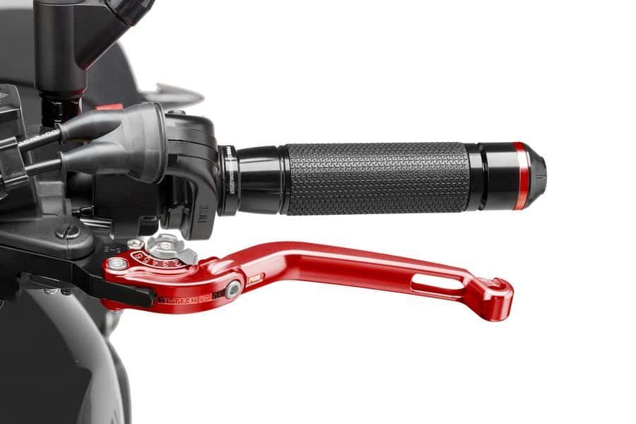 Clutch lever without adapter PUIG 260RP foldable red/silver