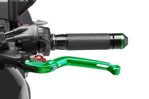 Clutch lever without adapter PUIG 260VR foldable green/red