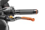 Clutch lever without adapter PUIG 29TNO extendable folding orange/gold