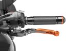 Clutch lever without adapter PUIG 29TNP extendable folding orange/silver