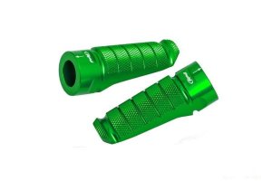 Footpegs without adapters PUIG RACING green