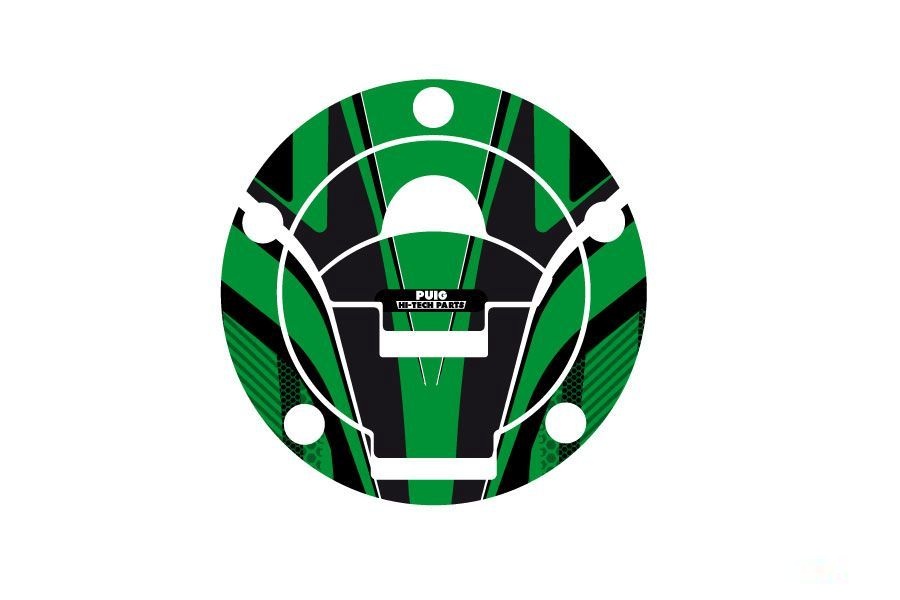 Fuel cap cover PUIG 6304V RADIKAL green