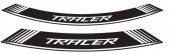 Rim strip PUIG 9293B TRACER white set of 8 rim strips