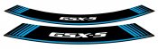 Rim strip PUIG 9442A GSXS plavi set of 8 rim strips