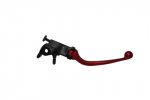 Adjustable folding lever ACCOSSATO aluminium, master cylinder crven