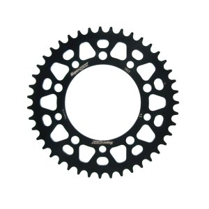 Rear ALU sprocket SUPERSPROX Crni 43T, 520