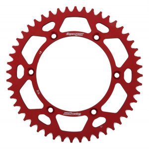 Rear ALU sprocket SUPERSPROX crven 48T, 520