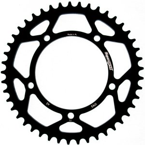 Rear ALU sprocket SUPERSPROX Crni 45T, 520