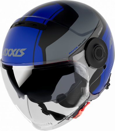 JET helmet AXXIS RAVEN SV ABS milano matt blue XL