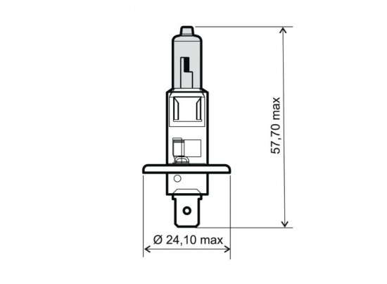 Lamp RMS 246510031 H1 12V 55W