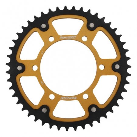 Rear sprocket SUPERSPROX STEALTH zlato 47T, 530 for YAMAHA XJR 1300