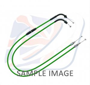 Throttle cables (pair) Venhill H02-4-127-GR featherlight green