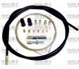 Universal throttle cable kit Venhill U01-4-102-BK 2,35m (2 stroke) Crni