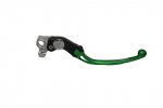 Adjustable folding lever ACCOSSATO aluminium, master cylinder green