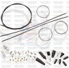 Universal throttle cable kit Venhill U01-4-125-BK Crni