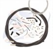 Universal throttle cables Venhill U01-4-888/A-BK for 888 Crni