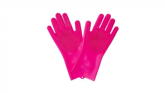 Deep scrubber gloves MUC-OFF pink M for DUCATI Monster 821