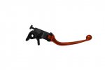 Adjustable folding lever ACCOSSATO aluminium, master cylinder orange