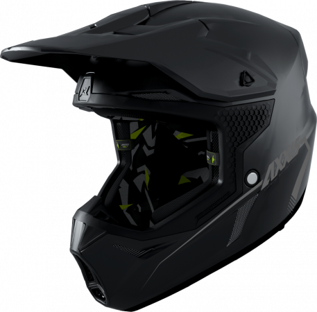 MX helmet AXXIS WOLF ABS solid black matt L