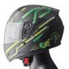 Full face helmet GMS ZG12501 HEXAGO graphic green S