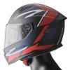 Full face helmet GMS ZG12601 VELOX graphic matt black-red-white 2XL