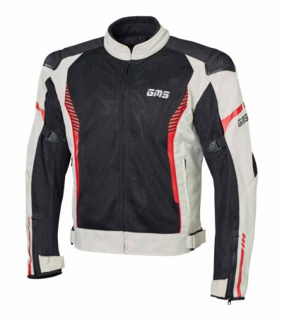 Jacket GMS ZG51005 SAMU MESH beige-red-black 3XL