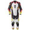 1 piece Leather Suit GMS ZG71000 GRC-1 black-yellow-red 48H